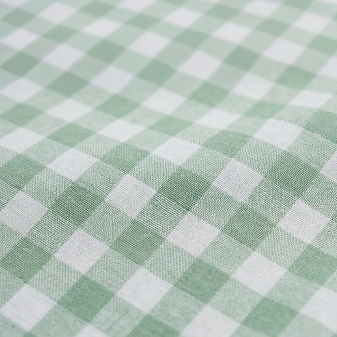 Olive Green Plaid Flannel Casual Shirt